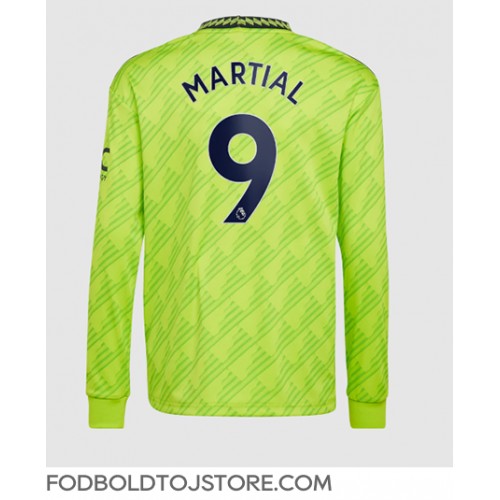 Manchester United Anthony Martial #9 Tredjetrøje 2022-23 Langærmet